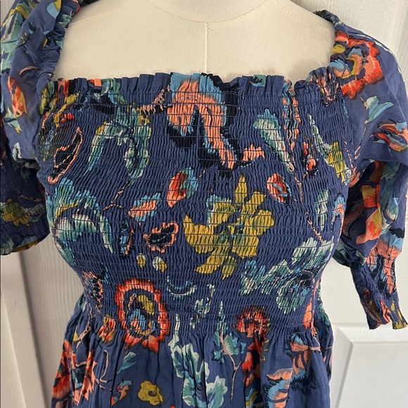 Velvet by Graham & Spencer Women's Ramira Dress, Blue/Orange, Size Small, NWT - Picture 5 of 8